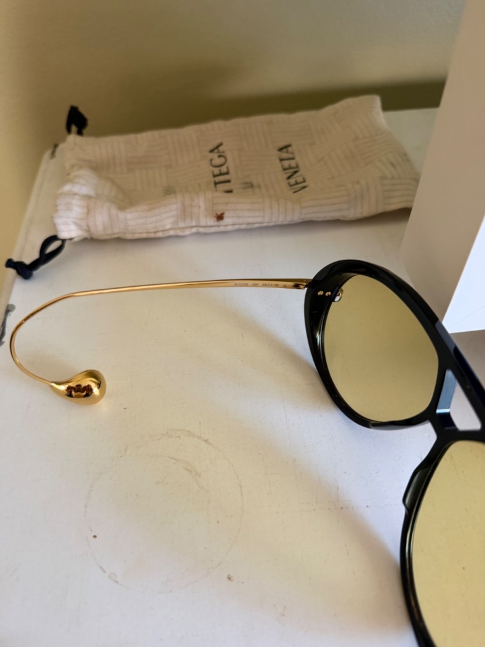 Bottega Veneta  aviator drop sunglasses - Picture 3 of 8